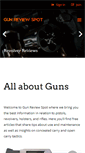 Mobile Screenshot of gunreviewspot.com